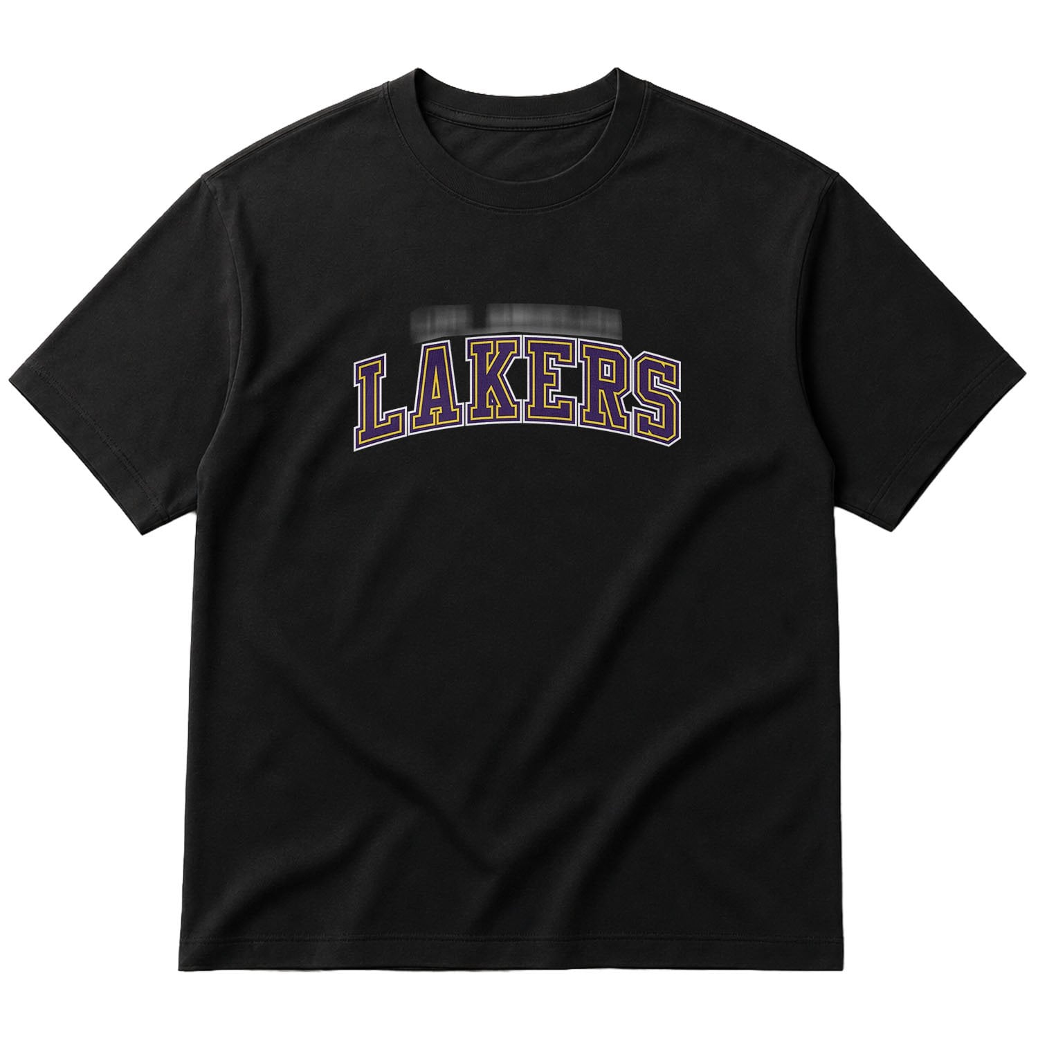 Los Angeles Oversize Tişört XL - Siyah