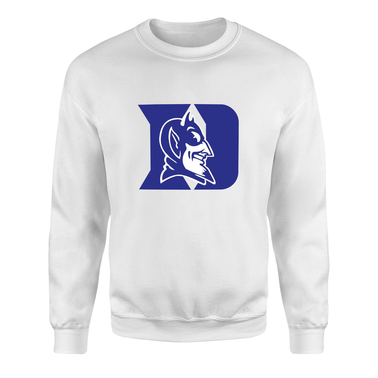 Duke Blue Devils Sweatshirt L - Beyaz