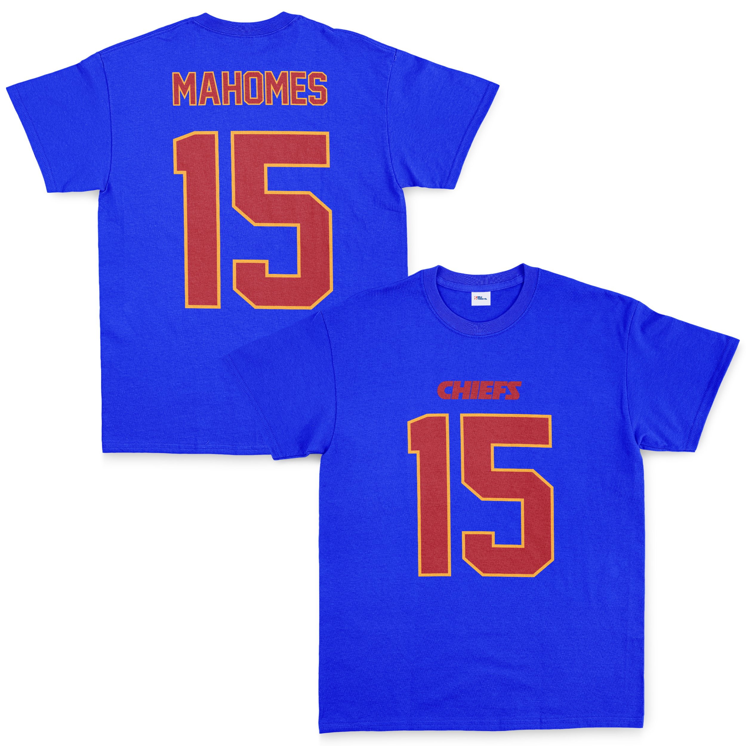 Patrick Mahomes Kansas City Chiefs Forma Tişört L - Mavi