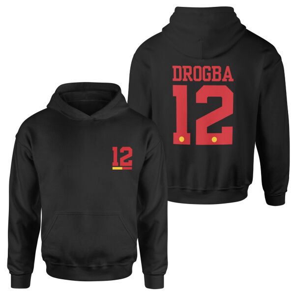 Didier Drogba Forma Hoodie L - Siyah | OUTLET