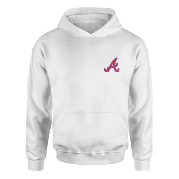 Atlanta Braves Hoodie M - Beyaz