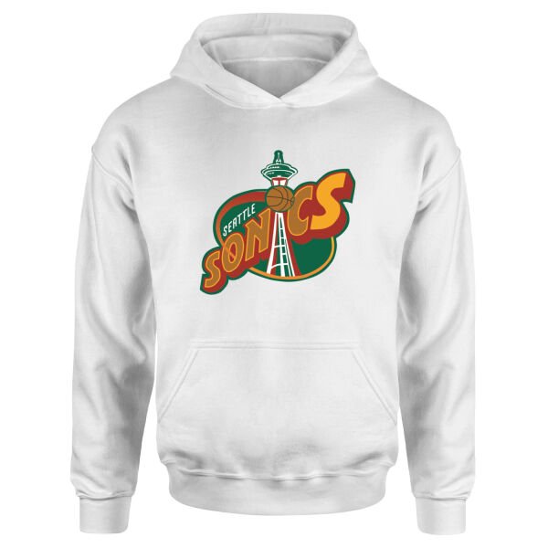 Supersonics Hoodie S - Beyaz