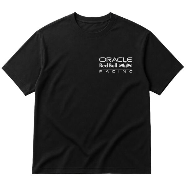 Oracle Red Bull Racing White Oversize Tişört L - Siyah
