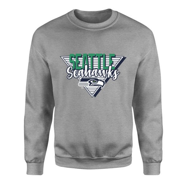 Seattle Seahawks V Sweatshirt S - Gri