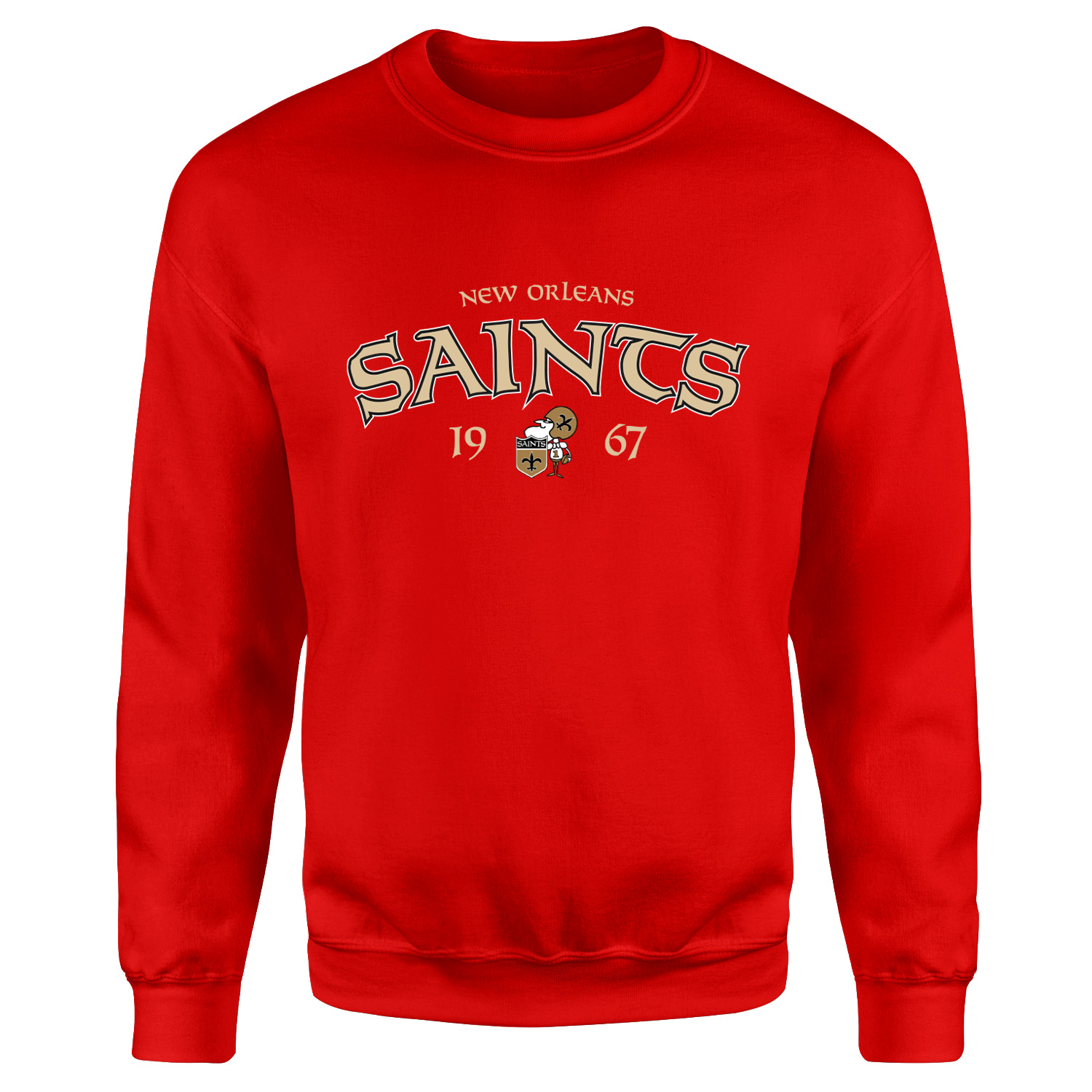 New Orleans Saints 1967 Sweatshirt S - Kırmızı