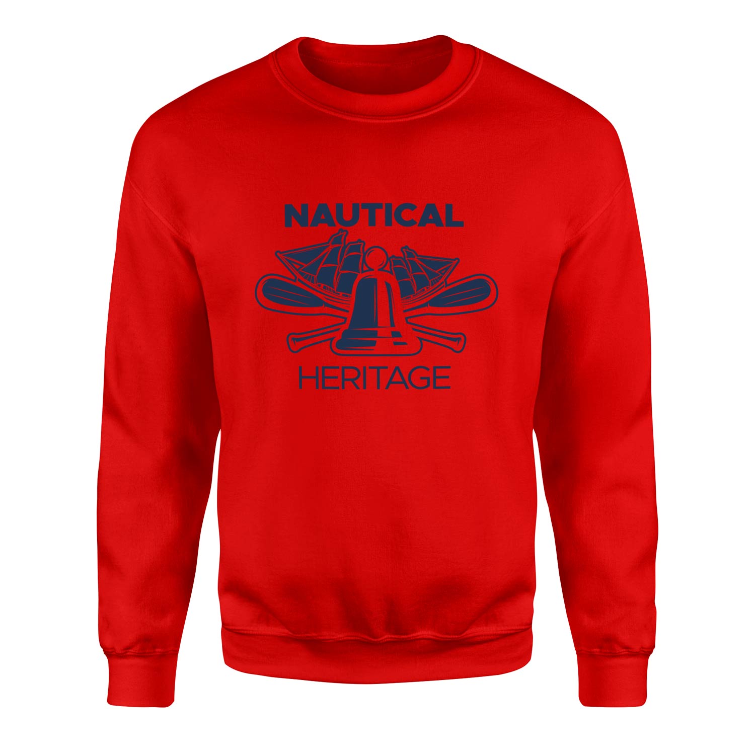 Nautical Heritage Denizci Sweatshirt M - Kırmızı