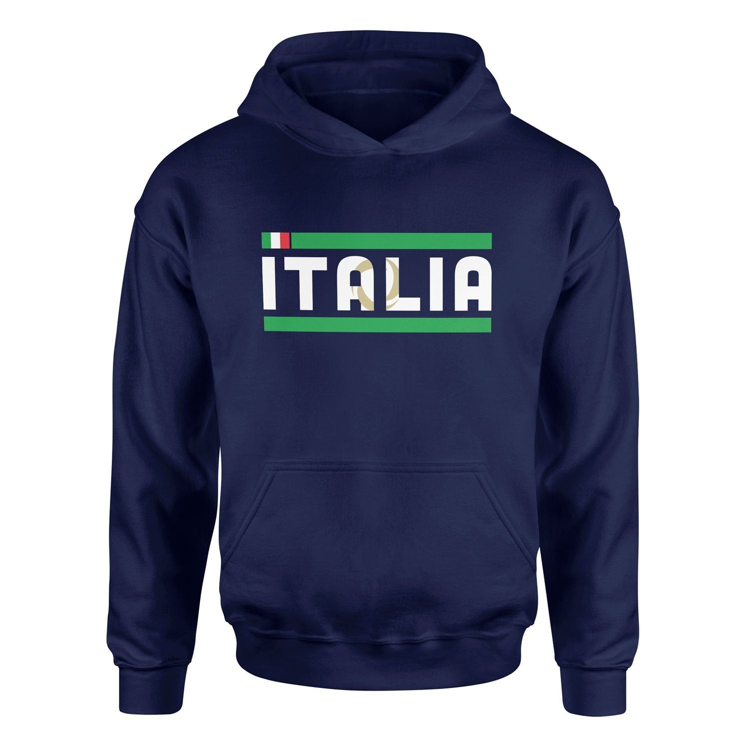 Italia Hoodie L - İndigo Mavisi