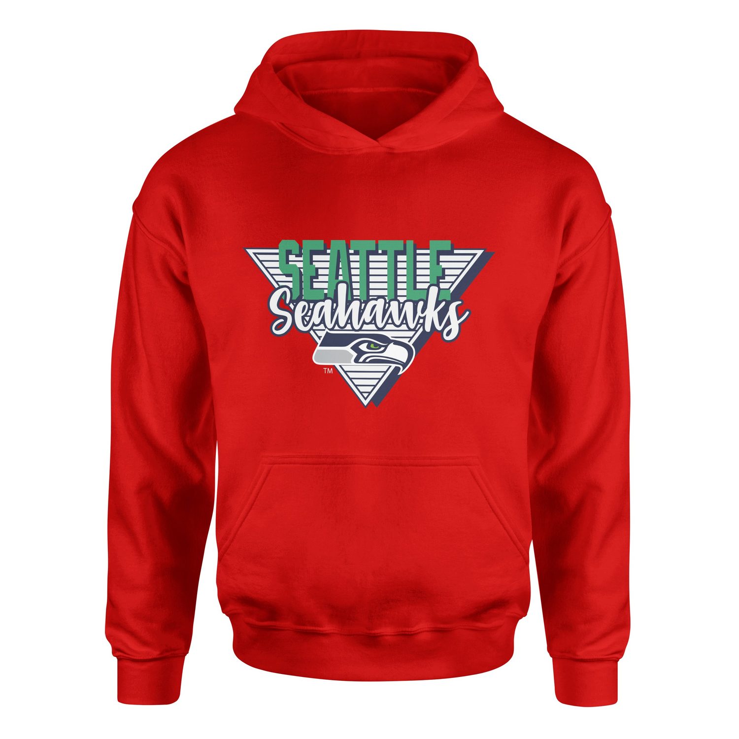 Seattle Seahawks V Hoodie XL - Kırmızı