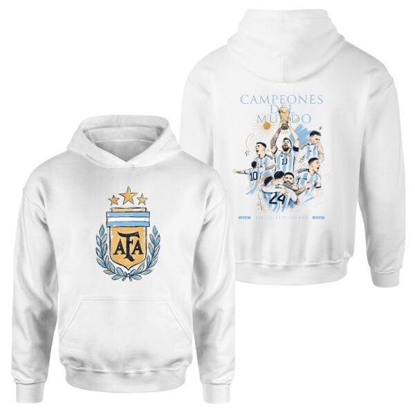 Argentina Campeones Del Mundo 24 Heritage Hoodie