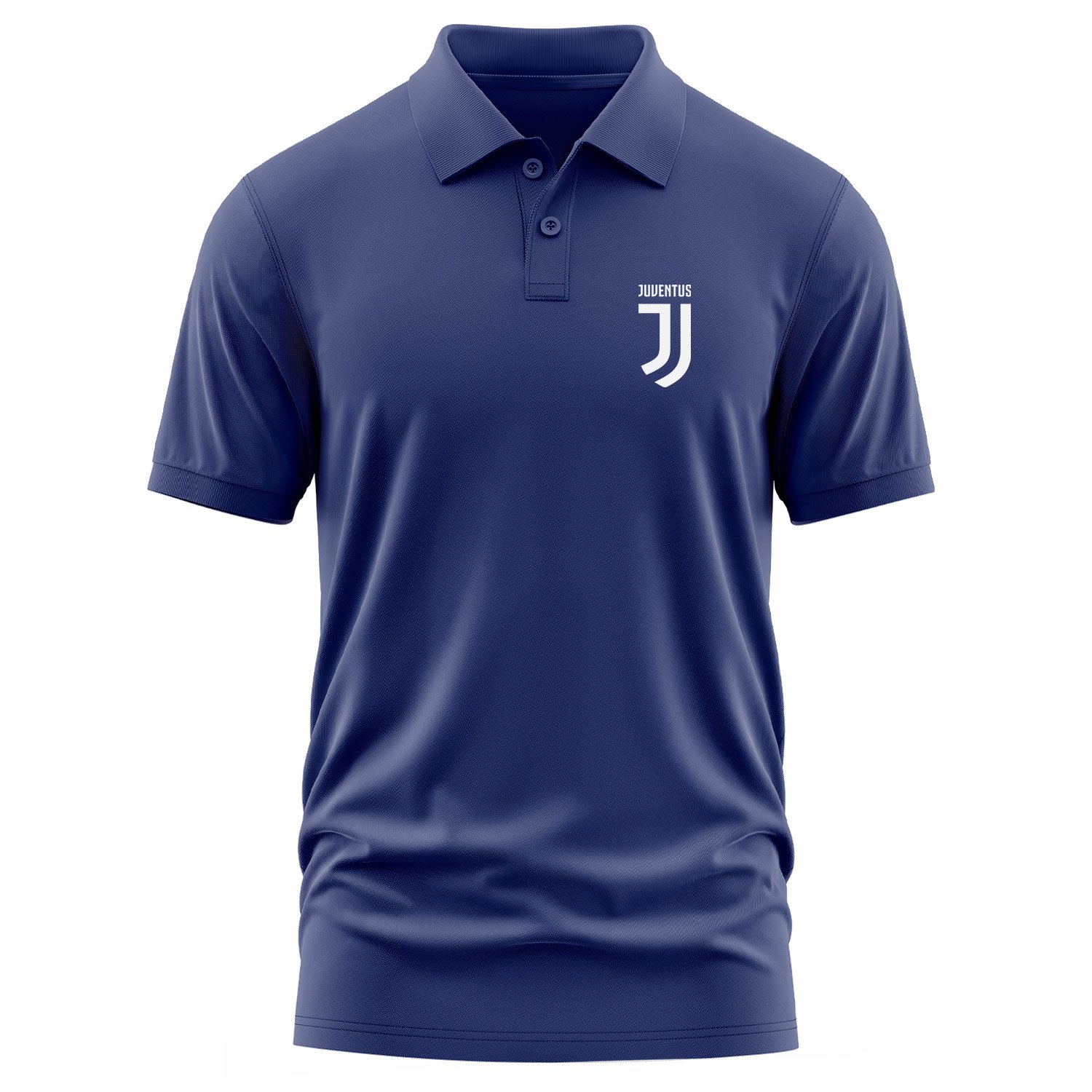 Juventus White Polo Tişört XL - İndigo Mavisi