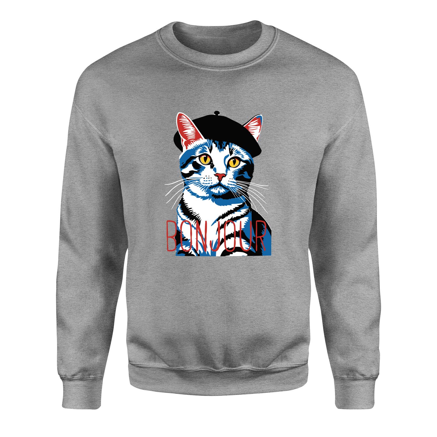 Bonjour Sweatshirt XL - Gri