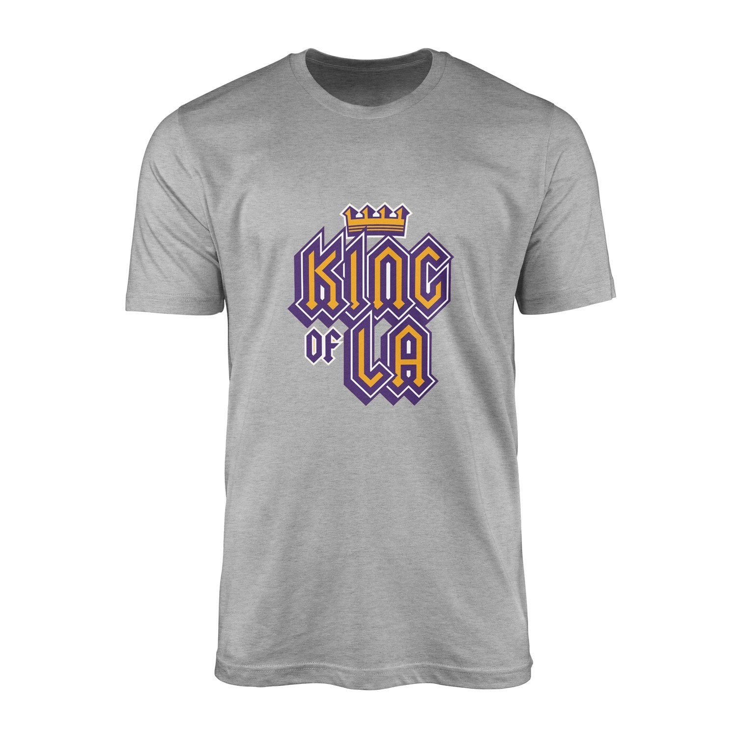 King of LA Tişört XXL - Gri