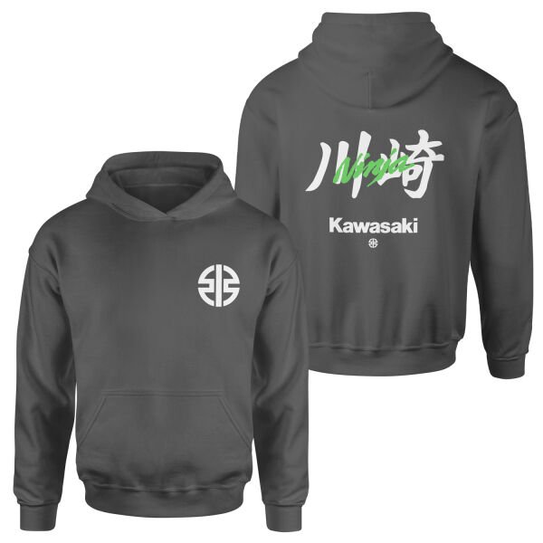 Kawasaki Ninja Superbike Supremacy Hoodie L - Füme