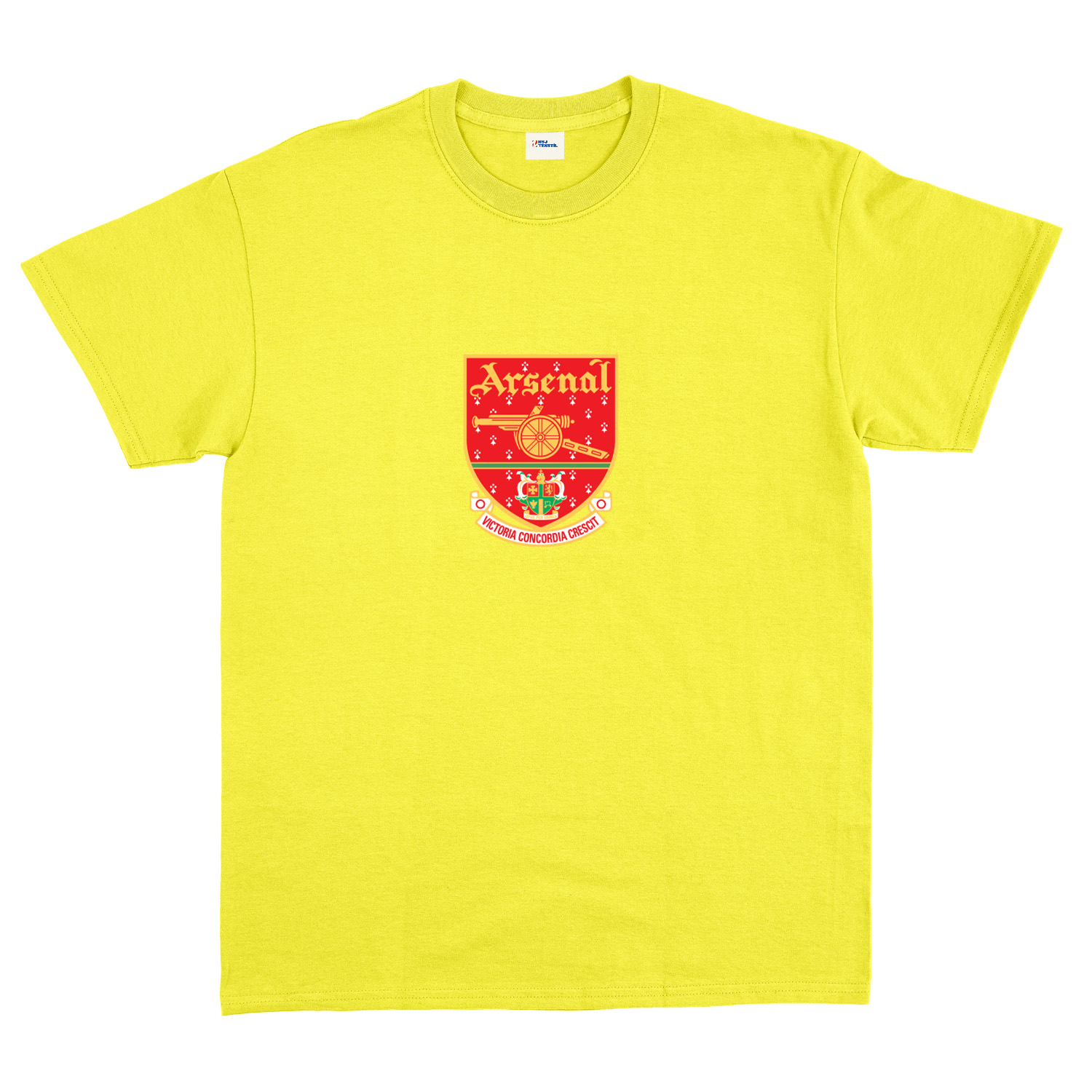 Victoria Concordia Crescit | Arsenal Football Club Tişört L - Sarı