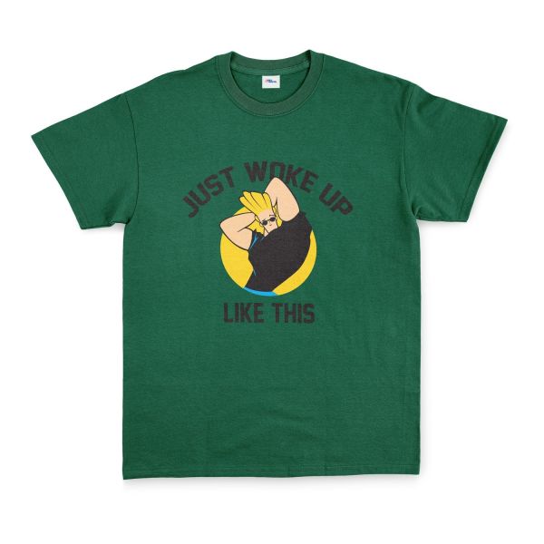 Just Woke Up Like This | Johnny Bravo Tişört L - Nefti Yeşili