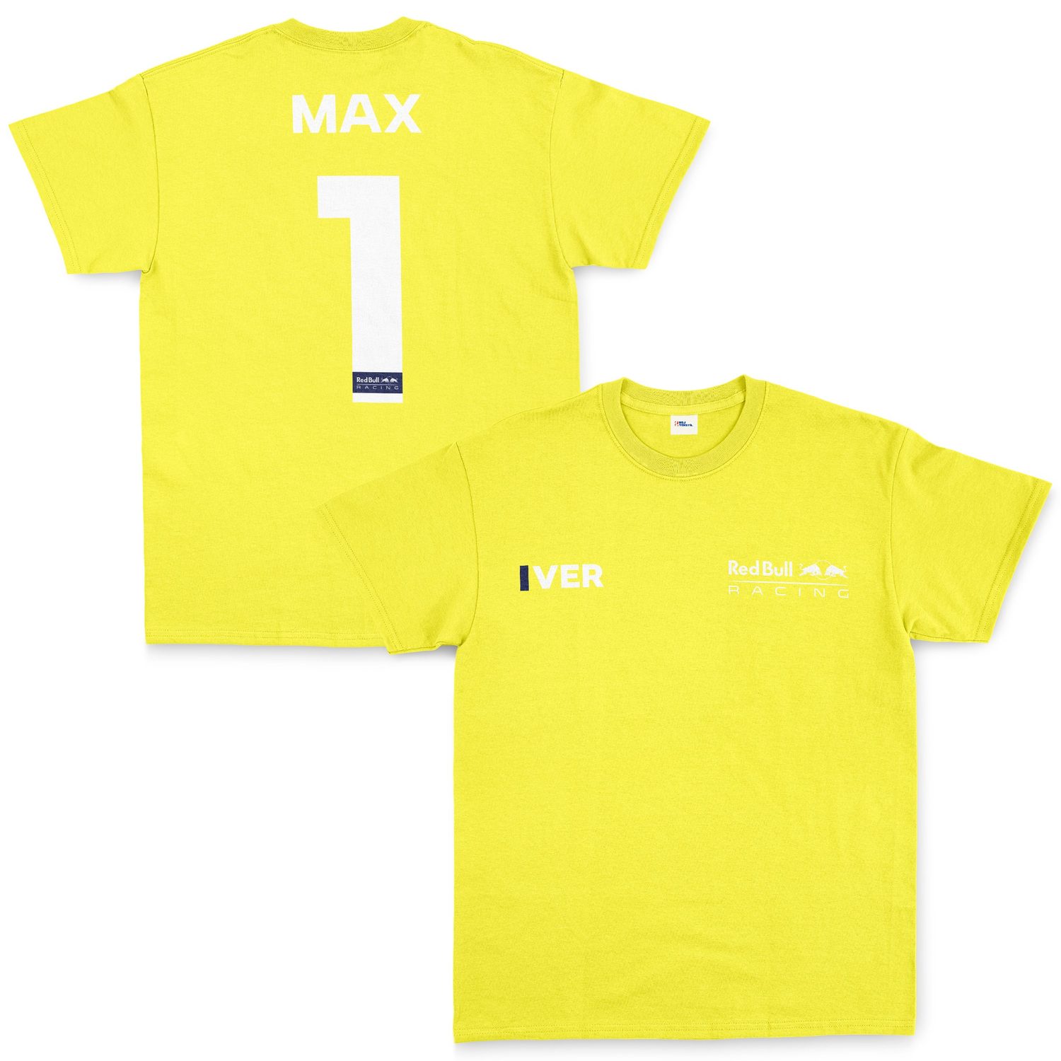 Max Verstappen Red Bull Racing White #1 Tişört M - Sarı