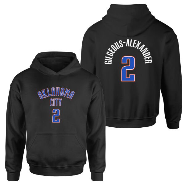 Shai Gilgeous-Alexander Oklahoma Forma Hoodie XL - Siyah
