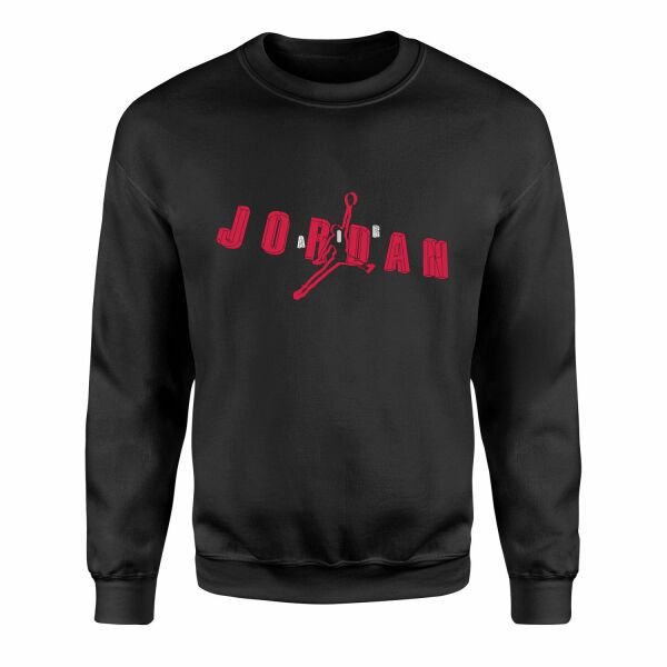 Air Jordan Wireframe Sweatshirt L - Siyah