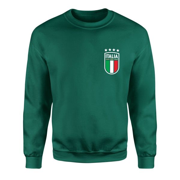 Italia Azzurri Sweatshirt L - Nefti Yeşili