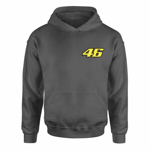 Rossi 46 Yellow Power Hoodie M - Füme