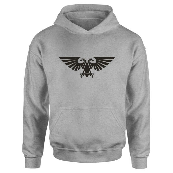 Imperium of Man Hoodie M - Gri