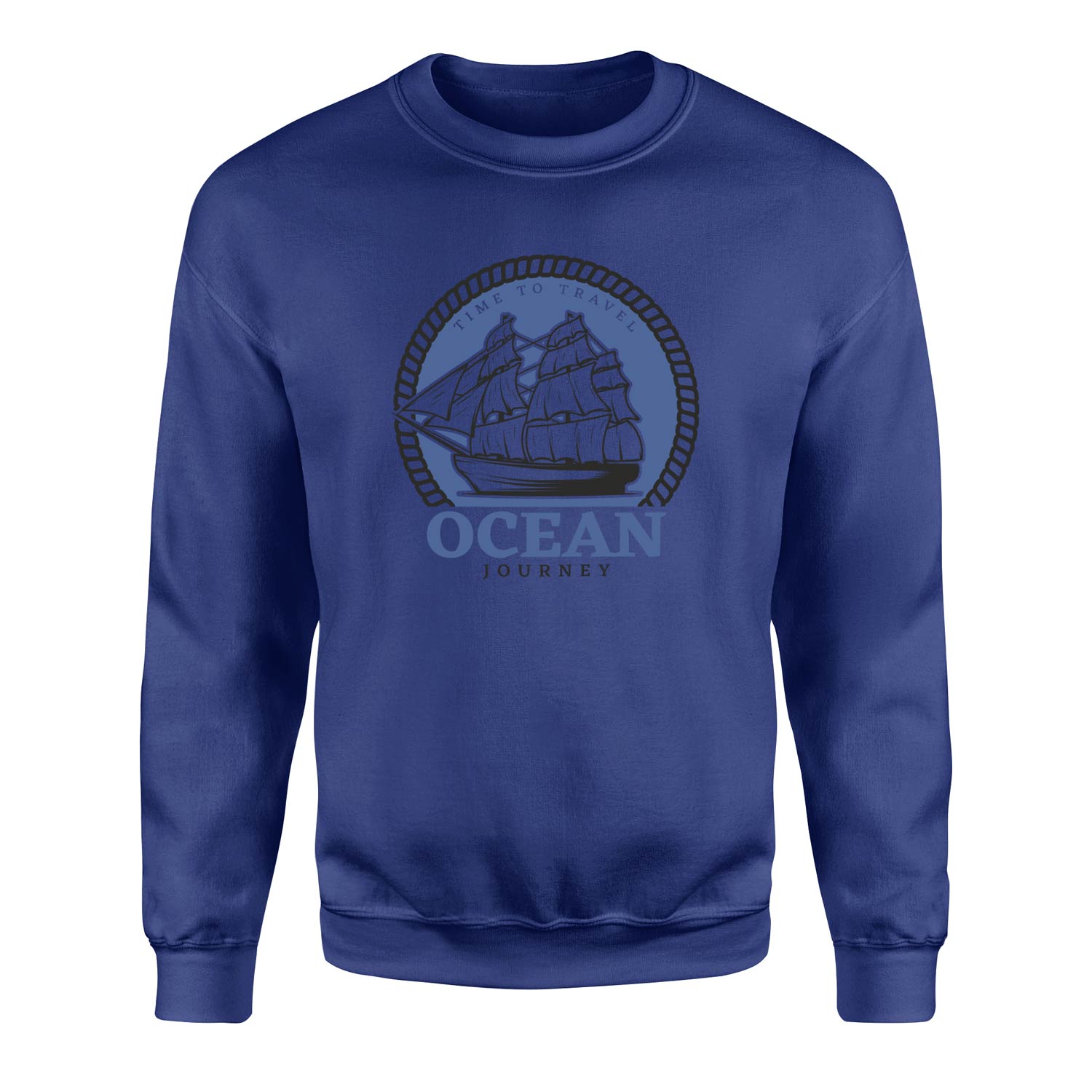 Ocean Journey Denizci Sweatshirt XL - İndigo Mavisi