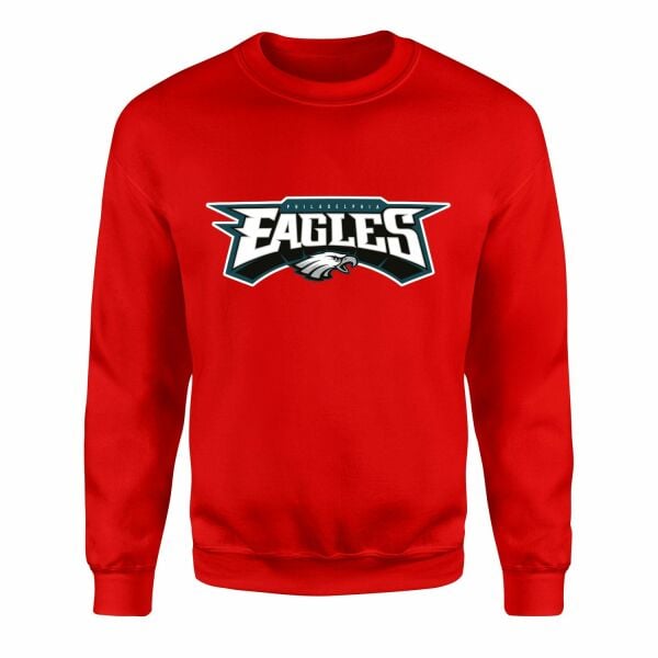 Philadelphia Eagles WL Sweatshirt XL - Kırmızı