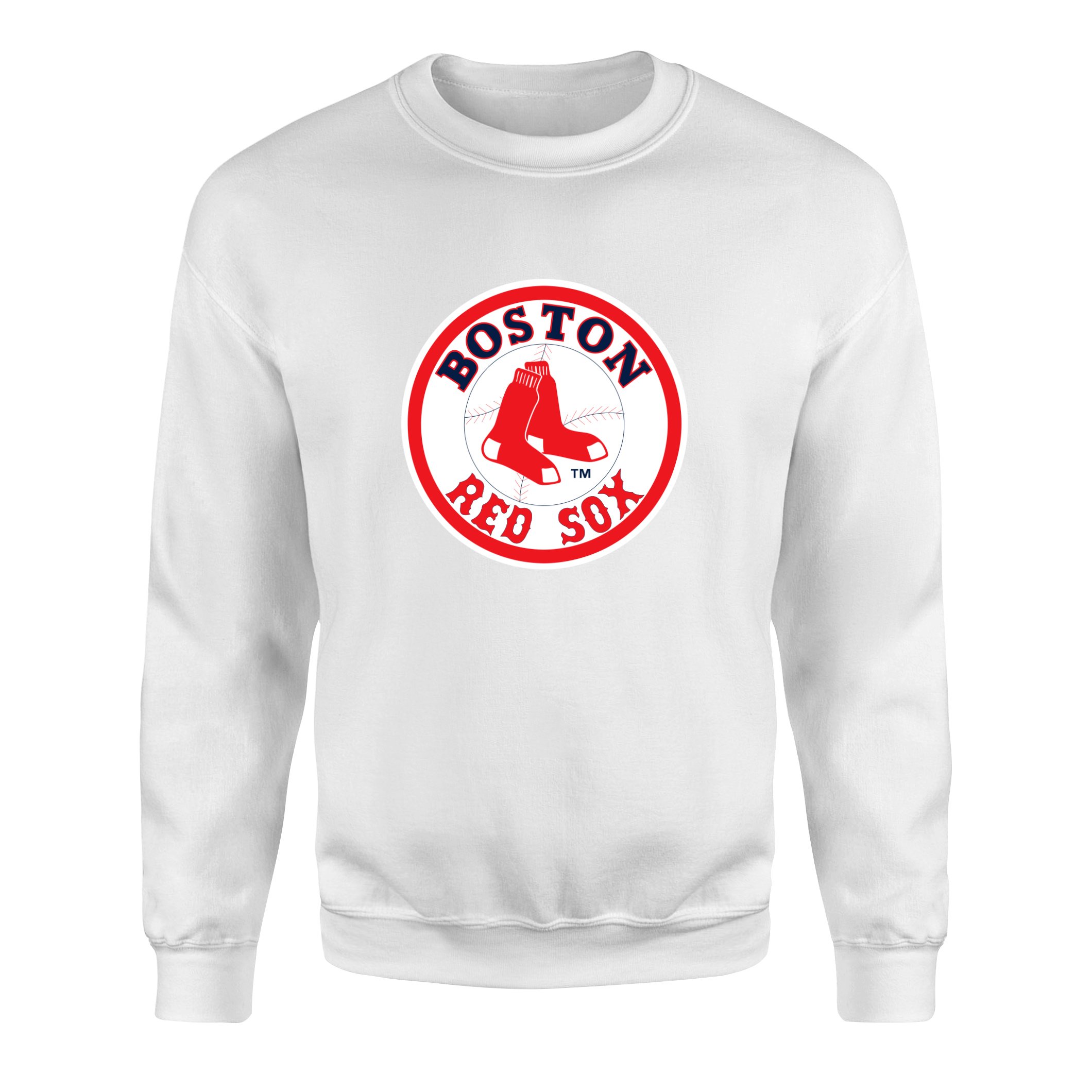 Boston RED SOX Baseball Sweatshirt M - Beyaz