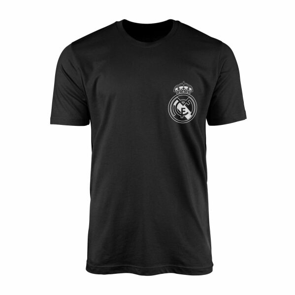 Real Madrid Badge Tişört L - Siyah