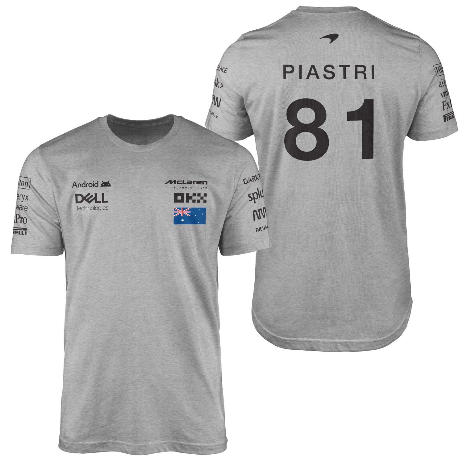 Oscar Piastri | Driver Edition Tişört S - Gri