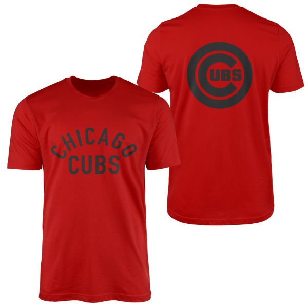 Chicago Cubs Muted Tişört XL - Kırmızı