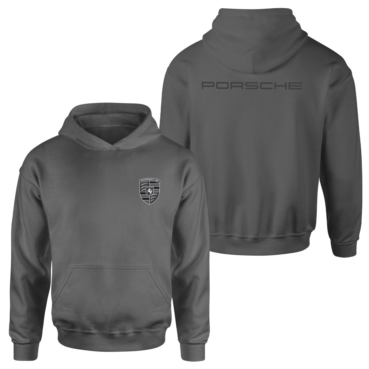 Porsche Muted Black Hoodie XXL - Füme