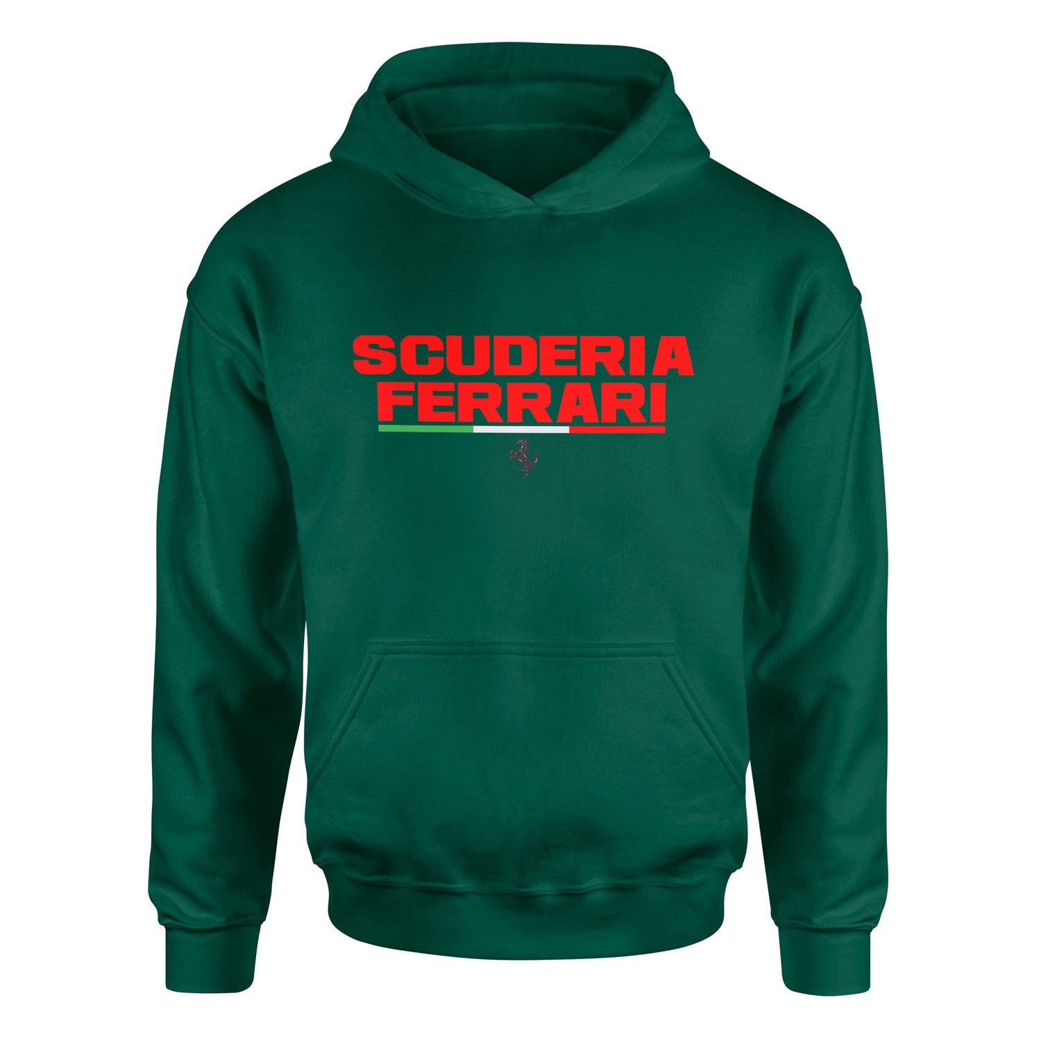 Scuderia Ferrari Italia Reds Text Hoodie