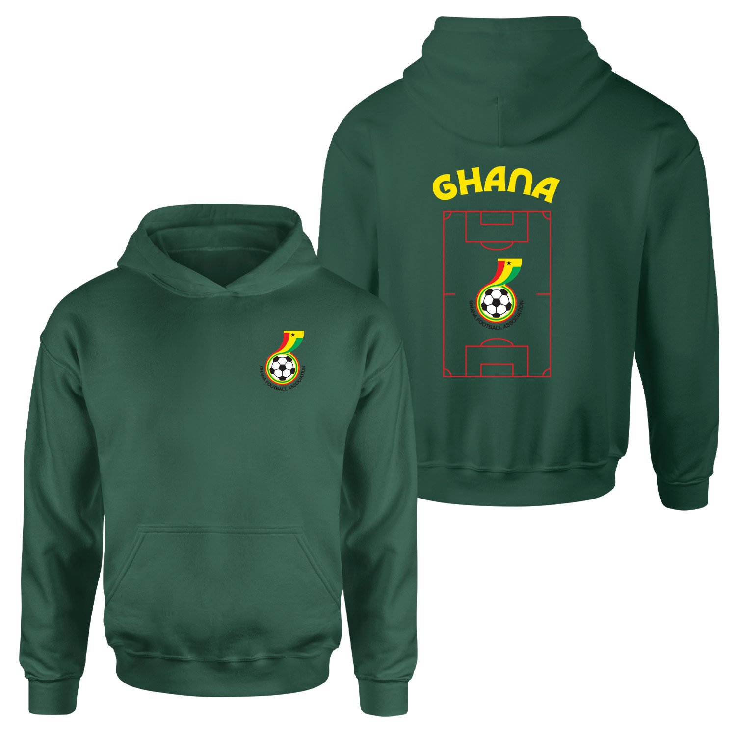 Gana Dünya Kupası 2026 Hoodie XXL - Nefti Yeşili