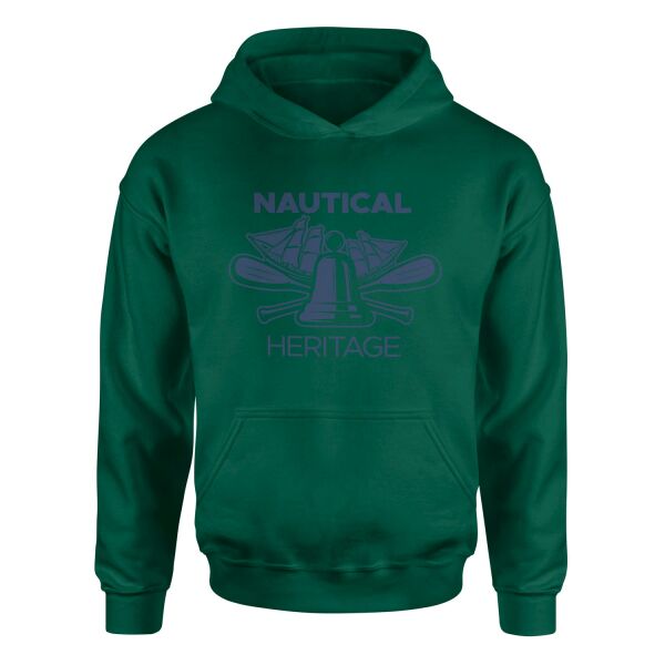Nautical Heritage Denizci Hoodie L - Nefti Yeşili