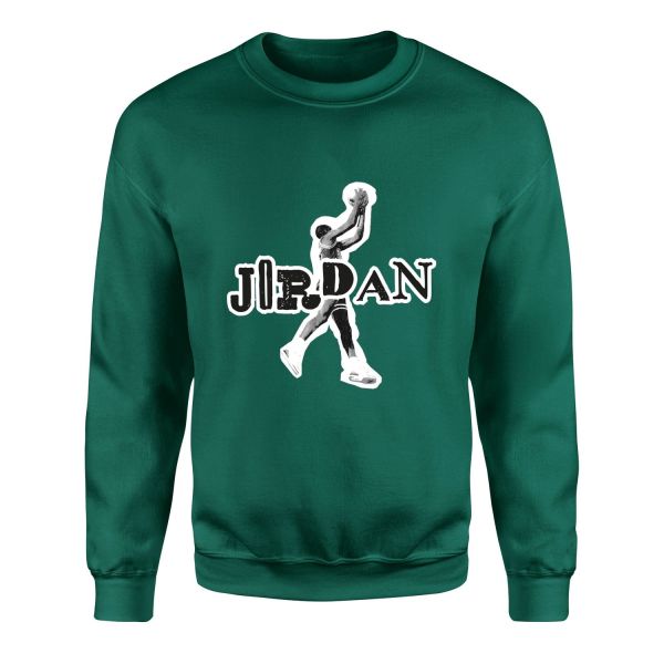Jordan Dunks Sweatshirt S - Nefti Yeşili