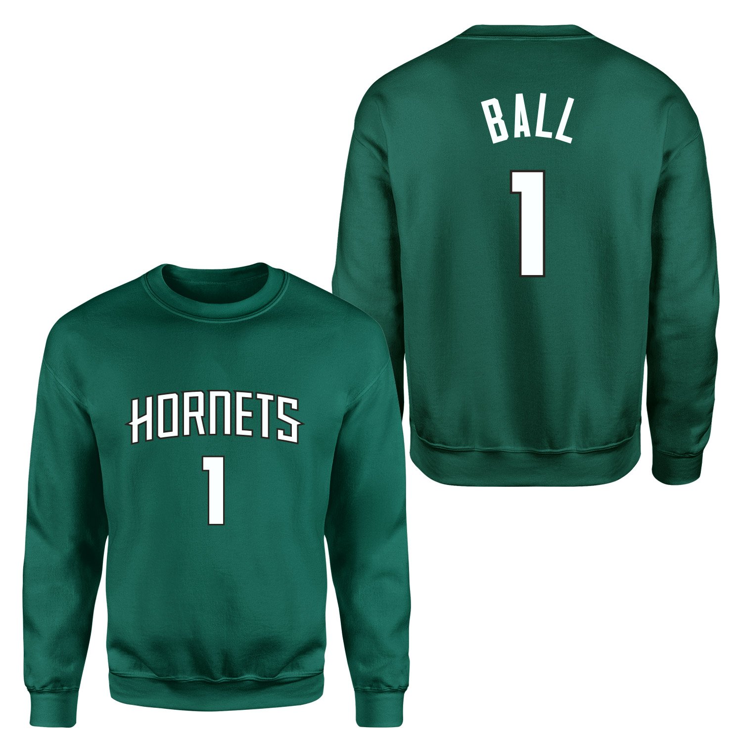 Lamelo Ball 1 Hornets Forma Sweatshirt S - Nefti Yeşili