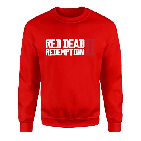 Red Dead Redemption II Sweatshirt S - Kırmızı