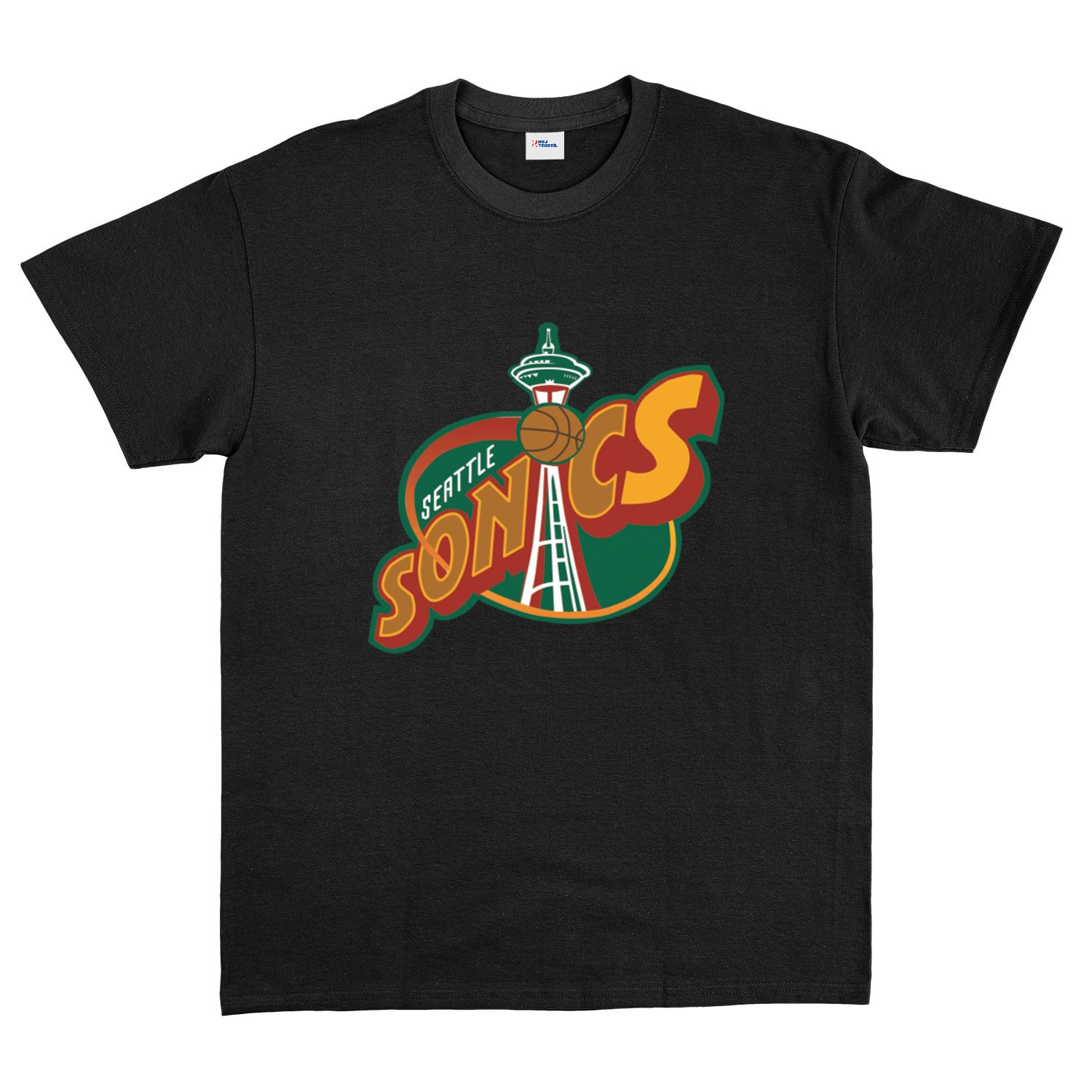 Supersonics Tişört L - Siyah