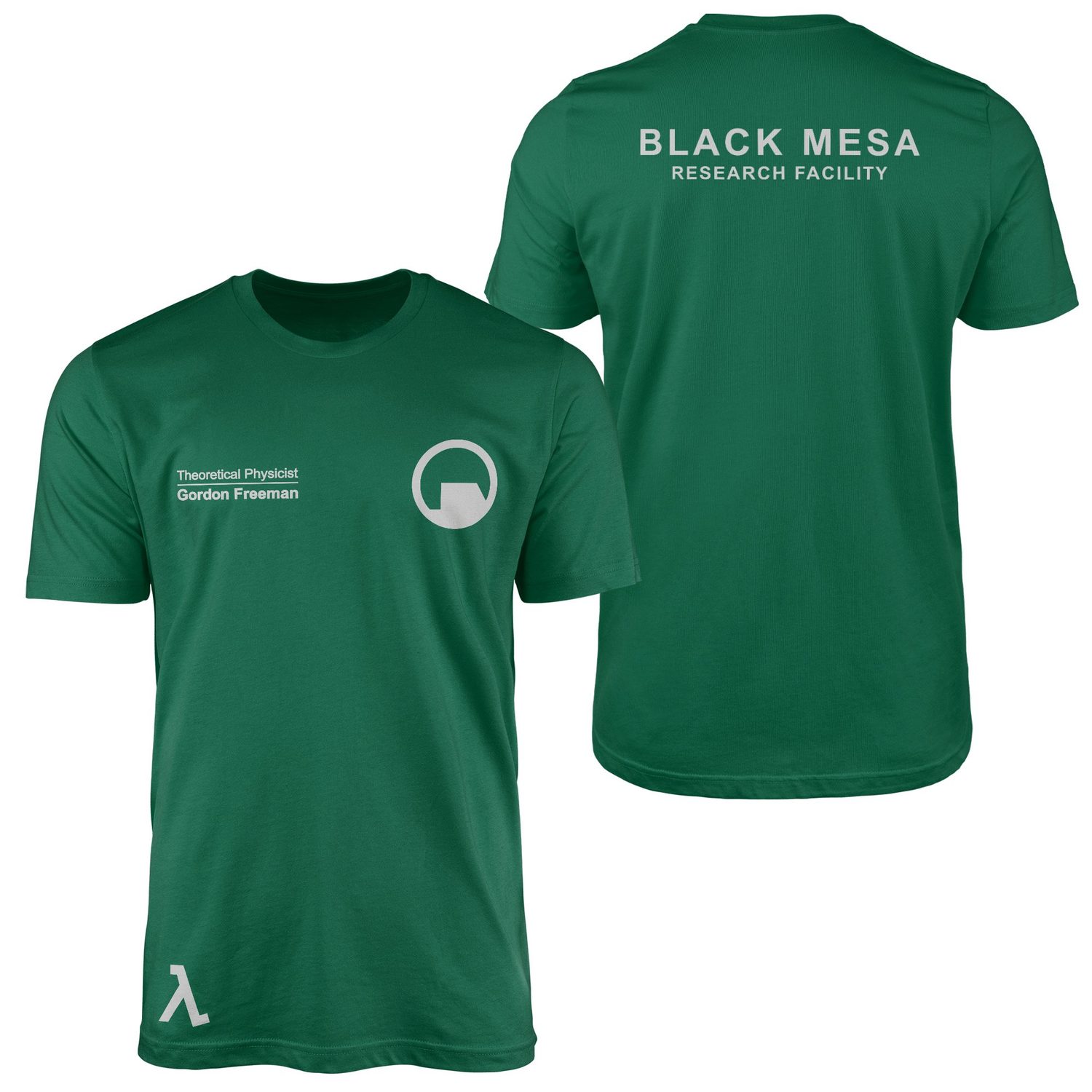 Gordon Freeman, Black Mesa Tişört XL - Nefti Yeşili