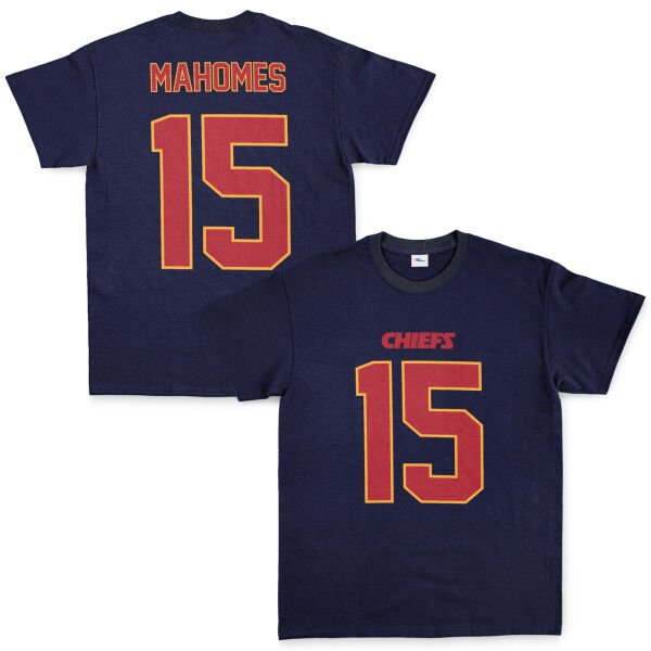 Patrick Mahomes Kansas City Chiefs Forma Tişört S - İndigo Mavisi