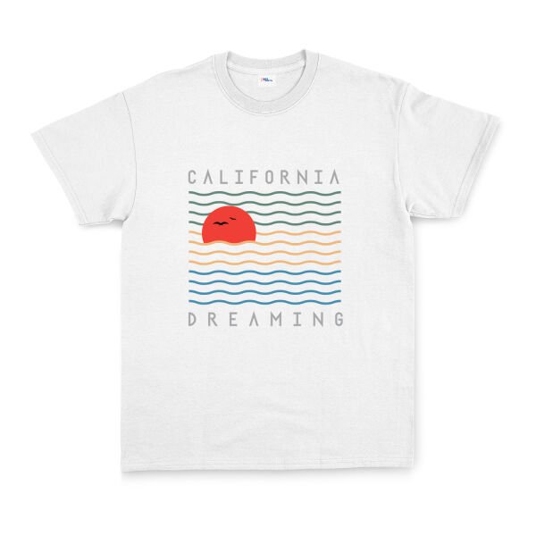 California Dreamin’ Tişört XL - Beyaz