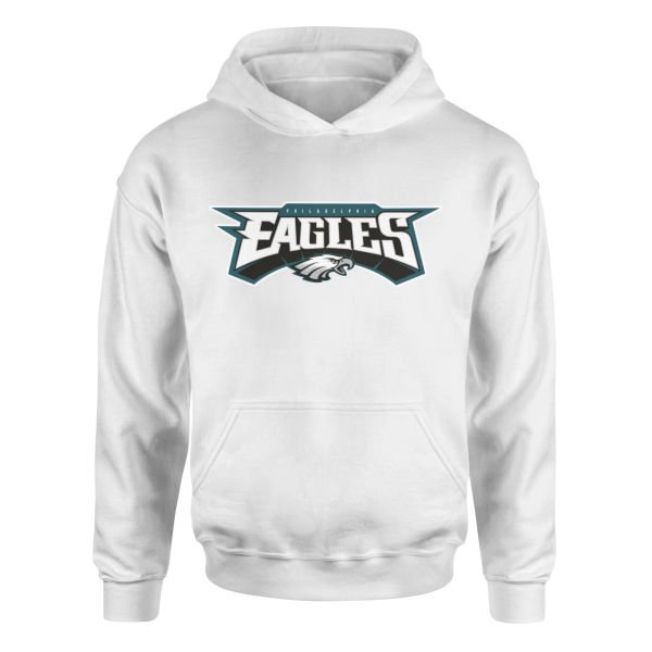 Philadelphia Eagles WL Hoodie S - Beyaz
