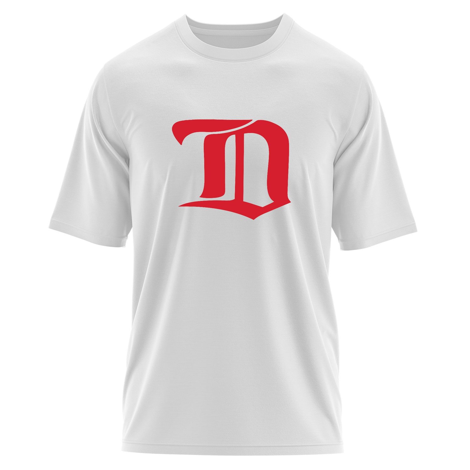 Detroit Red Wings Retro Oversize Tişört S - Beyaz