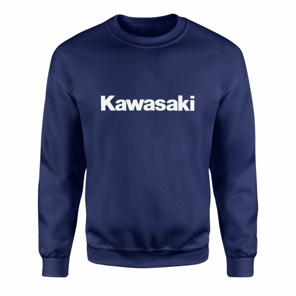 Kawasaki Sweatshirt L - İndigo Mavisi