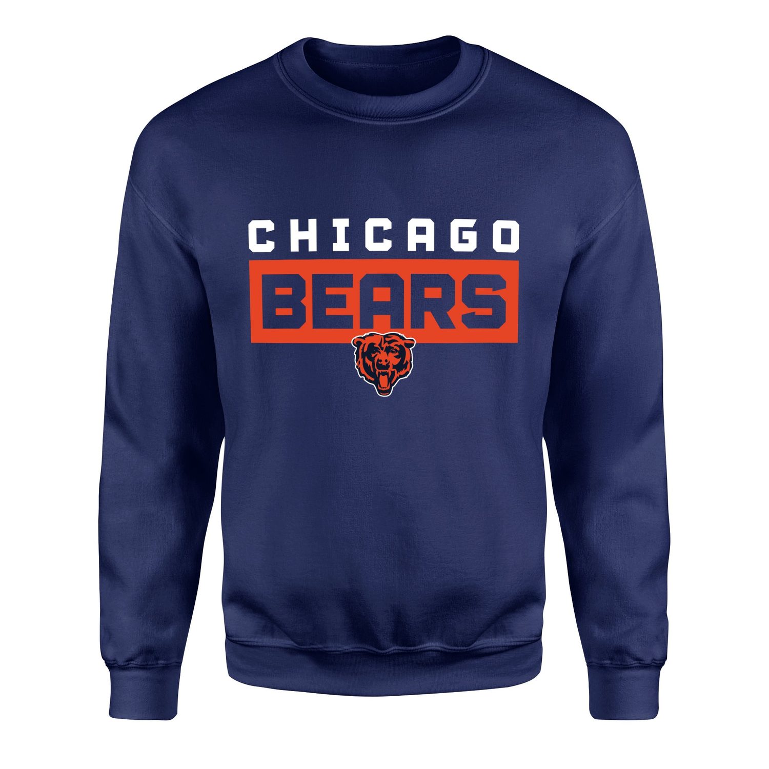 Chicago BEARS Bear Nation Sweatshirt M - İndigo Mavisi