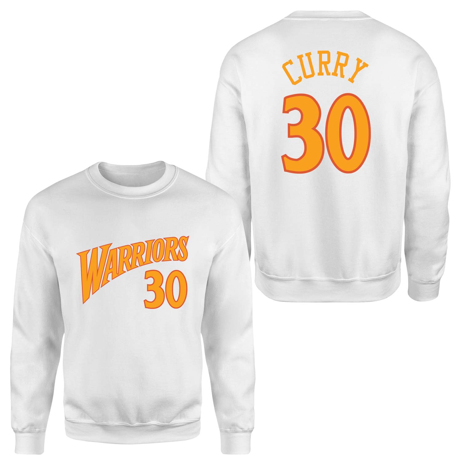 Stephen Curry 30 Golden State Forma Sweatshirt L - Beyaz