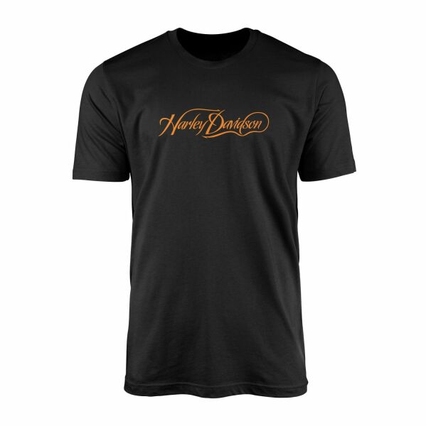 Harley-Davidson Script Tişört L - Siyah
