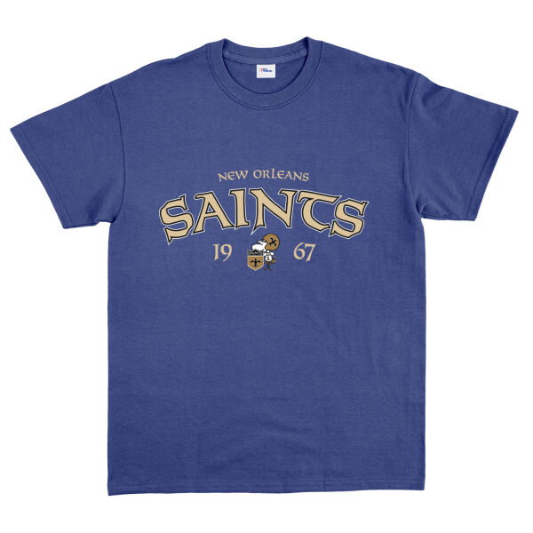 New Orleans Saints 1967 Tişört S - İndigo Mavisi