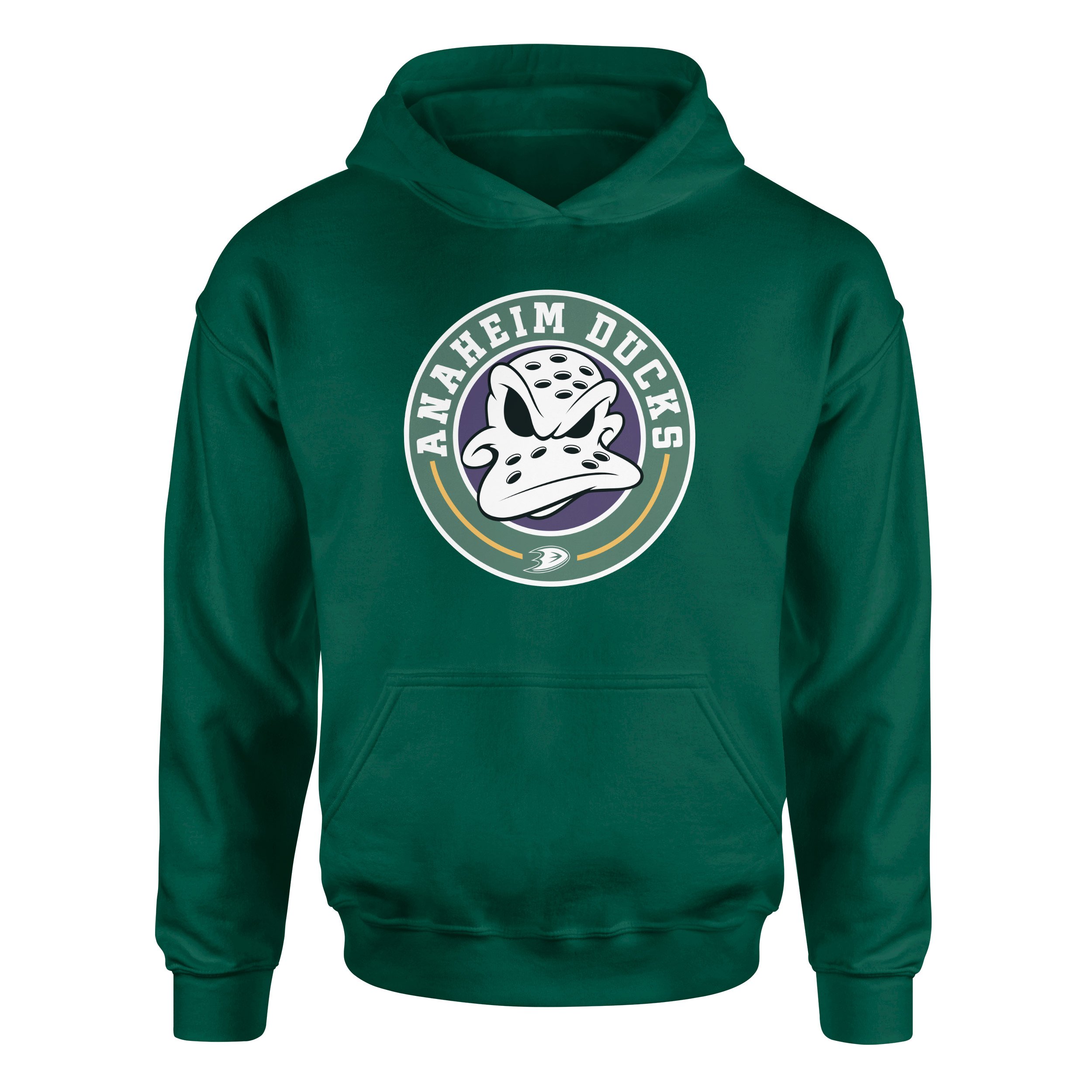 Anaheim Ducks Vintage Hoodie XL - Nefti Yeşili